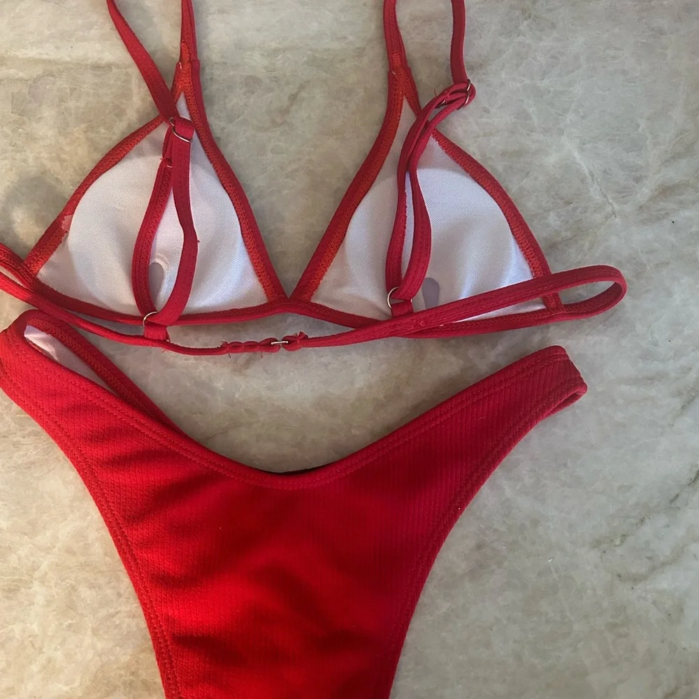 Red and black high cut bikini!❤️ - Picture 2 of 2